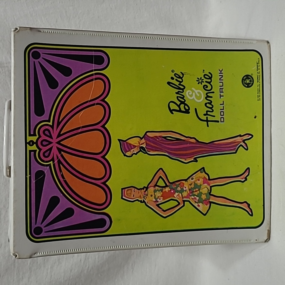 Barbie Doll Year 1965 Barbie & Francie Double Vinyl Storage Case